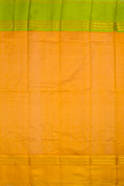 Brown Handloom Kanchi Silk Cotton Saree 10061790