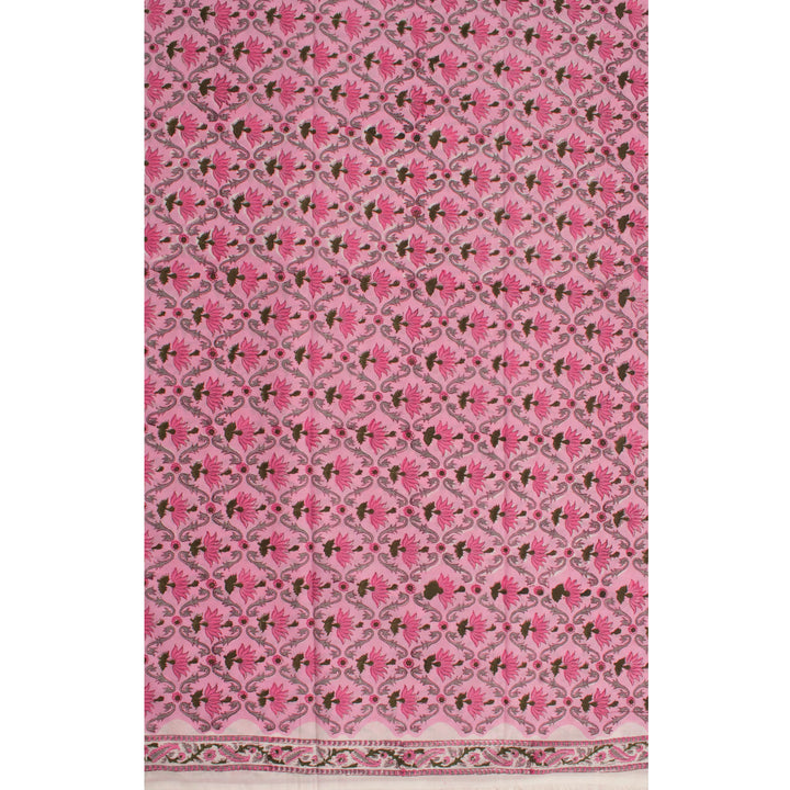 Hand Block Printed Cotton Salwar Suit Material 10056183