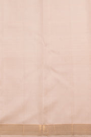 Ivory Pure Zari Kanjivaram Silk Saree 10059035