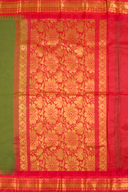 Handwoven Gadwal Kuttu Cotton Saree 100614335