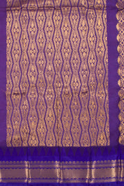 Salmon Pink Handloom Gadwal Kuttu Cotton Saree 10061437