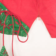 Angrakha Style Kantha Embroidered Cotton Blouse 10059248