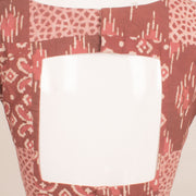 Brown Dabu Printed Cotton Blouse 10059254