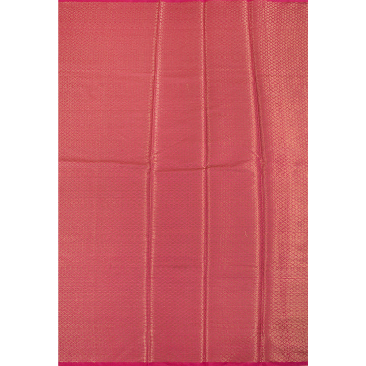 Handloom Banarasi Katrua Silk Cotton Saree 10056829