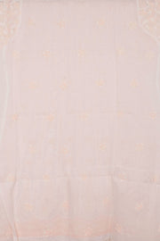 Chikankari Embroidered Cotton Anarkali Suit Material 10057955