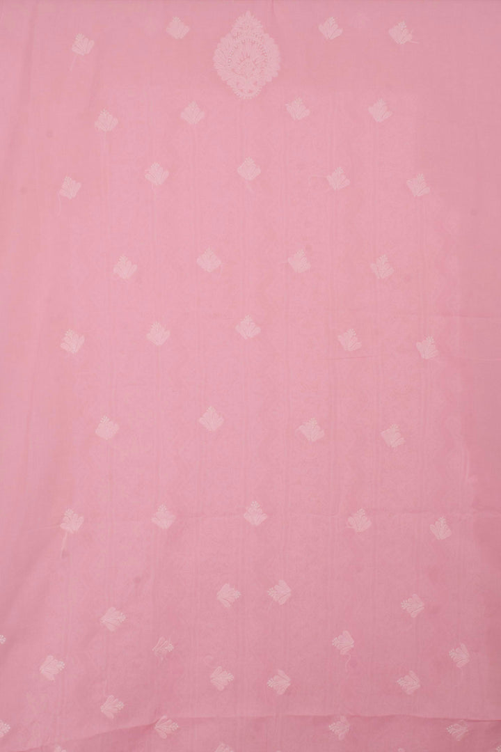 Chikankari Embroidered Cotton Salwar Suit Material 10057963