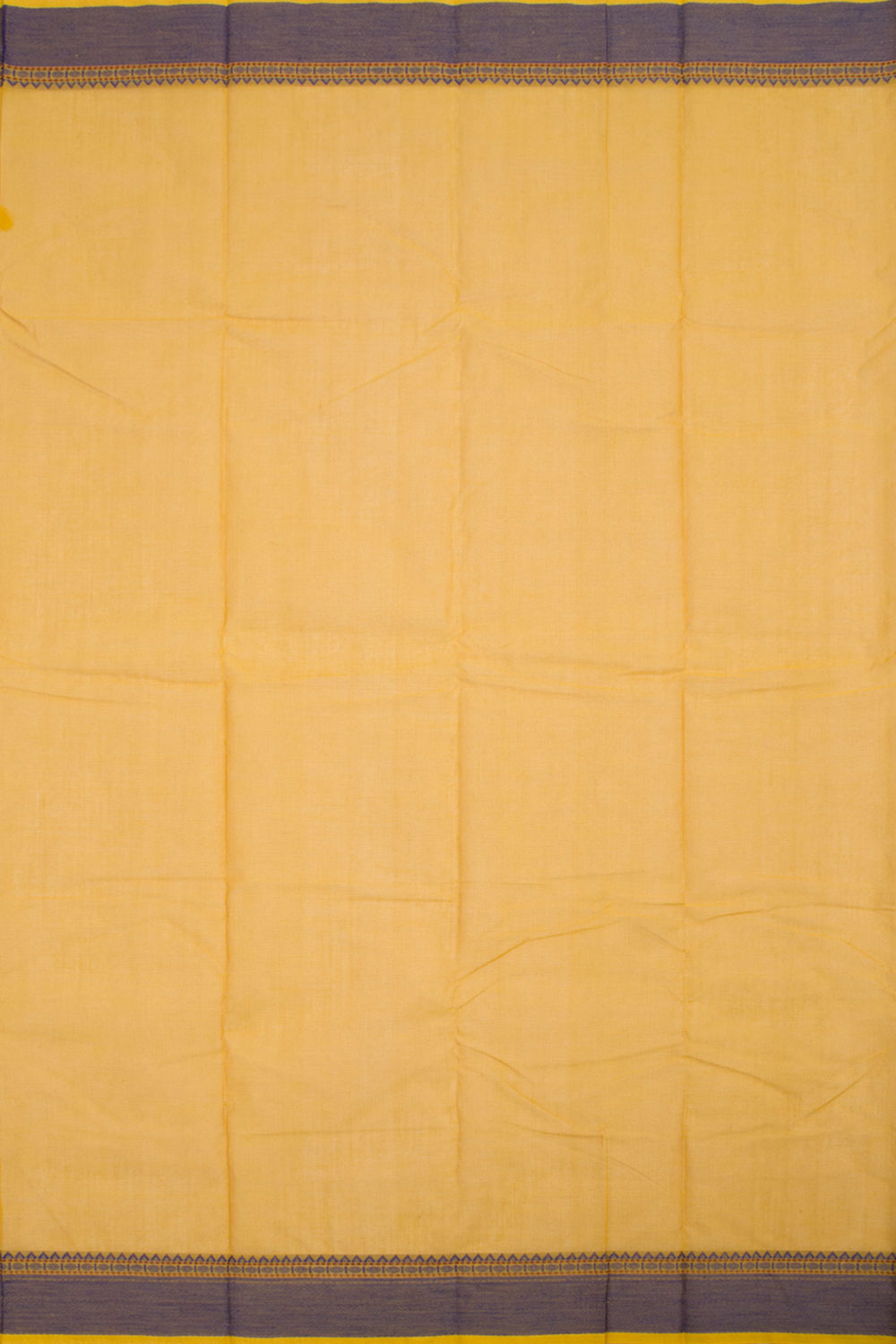 Mustard Yellow Handloom Kanchi Cotton Saree 10060882