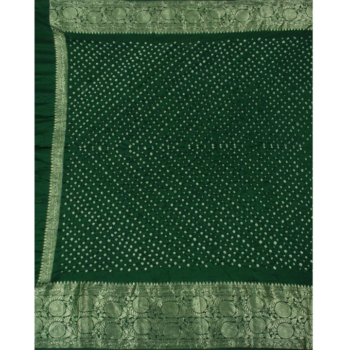 Kanjivaram Pure Silk Bandhani Saree 10057372