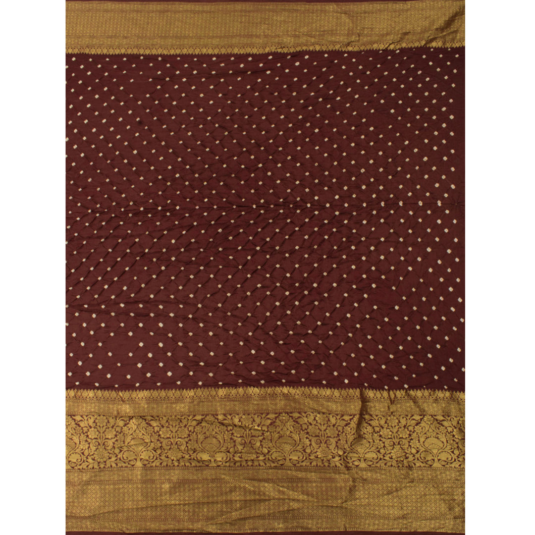Kanjivaram Pure Silk Bandhani Saree 10057391