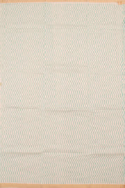 White Printed Chanderi Silk Cotton Saree 10059697