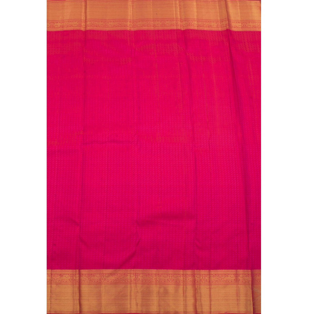 Handloom Pure Zari Korvai Jacquard Kanjivaram Silk Saree 10056067