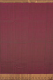 Dark Green Pure Zari Kanjivaram Silk Saree 10059200