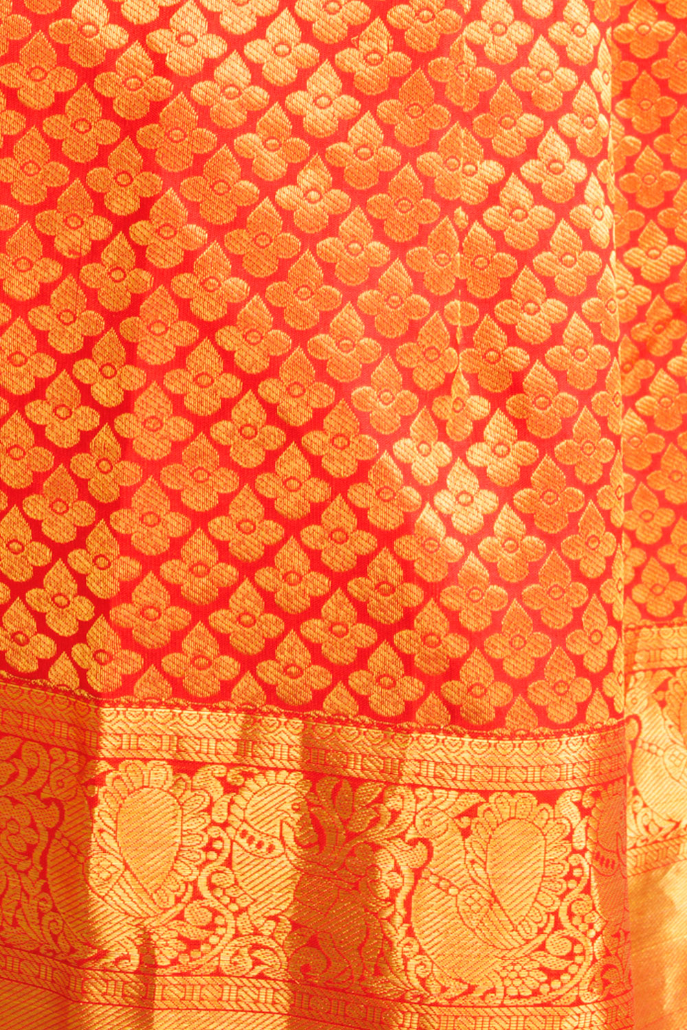Size 0 to 16 yrs Pure Silk Kanchipuram Pattu Pavadai 10059826