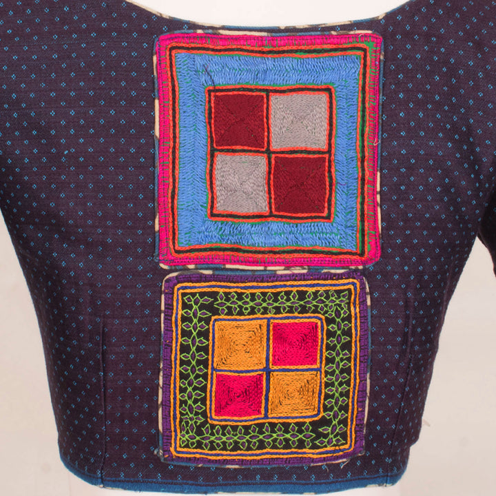 Handcrafted Embroidered Mashru Blouse 10055850