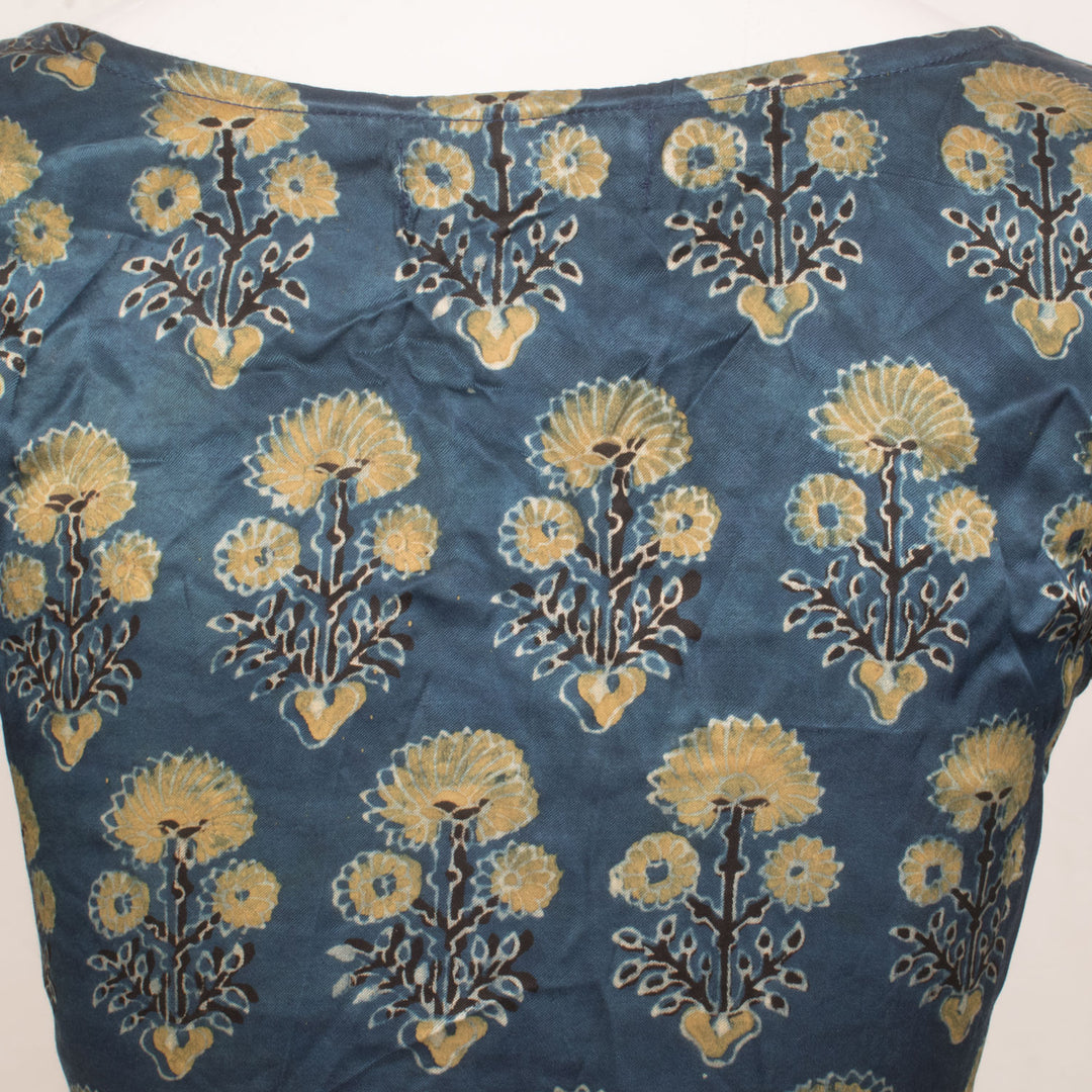 Ajrakh Printed Modal Silk Blouse 10058990