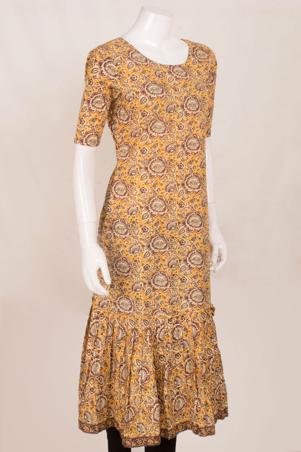 Hand Block Printed Cotton Dress 10056468