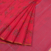 Printed Handloom Chanderi Silk Cotton Saree 10055906