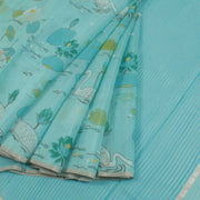 Printed Handloom Chanderi Silk Cotton Saree 10055909