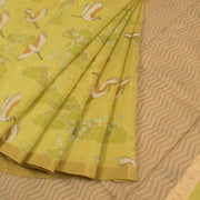 Printed Handloom Chanderi Silk Cotton Saree 10055910