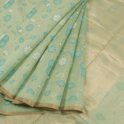 Printed Handloom Chanderi Silk Cotton Saree 10055912