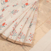 Printed Handloom Chanderi Silk Cotton Saree 10055913