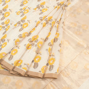 Printed Handloom Chanderi Silk Cotton Saree 10055915