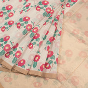 Printed Handloom Chanderi Silk Cotton Saree 10055916