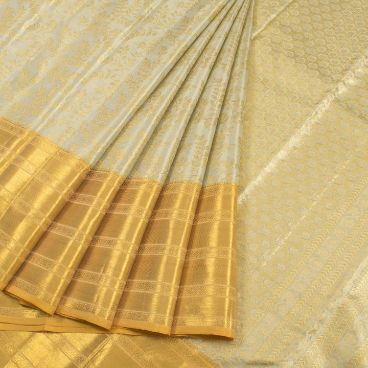 Handloom Pure Zari Bridal Jacquard Kanjivaram Tissue Silk Saree 10056064