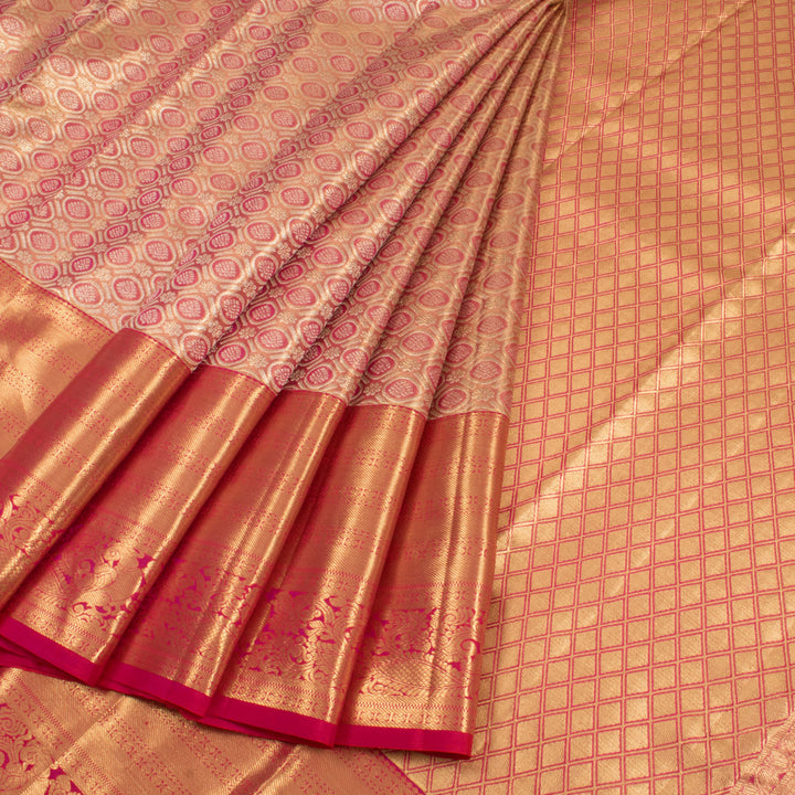 Pure Tissue Silk Bridal Jacquard Kanjivaram Saree 10056423