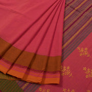 Hand Embroidered Cotton Saree 10057405