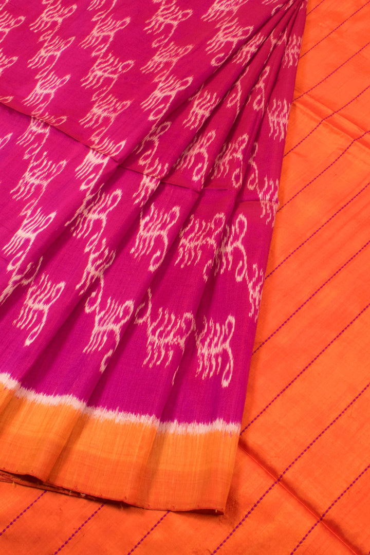 Handloom Odisha Ikat Mulberry Silk Saree 10057480