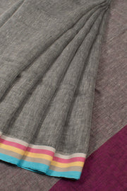 Handloom Bhagalpur Linen Saree 10057611