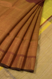 Handloom Bhagalpur Tussar Silk Saree 10057613