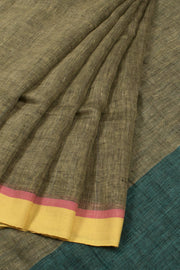 Handloom Bhagalpur Linen Saree 10057619