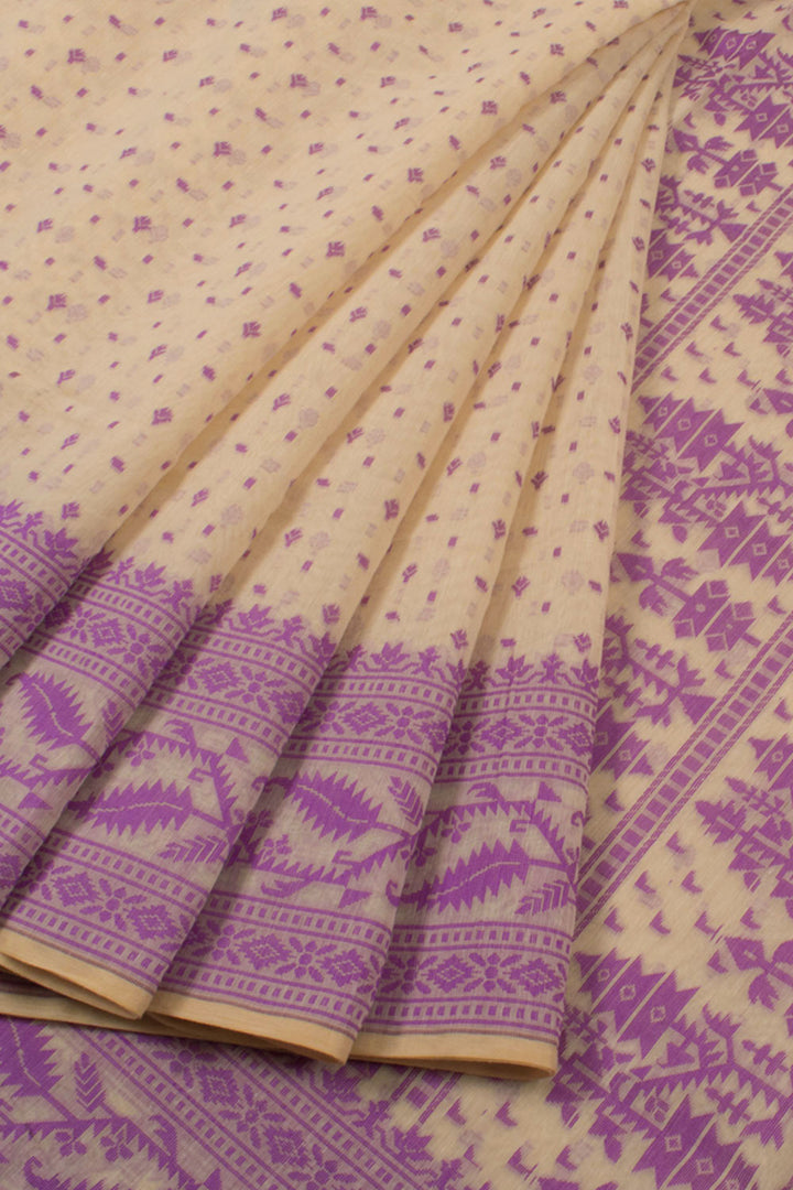 Handloom Dhakai Style Cotton Saree 10057779