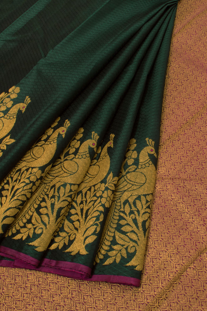 Handloom Pure Silk Jacquard Kanjivaram Saree 10057793