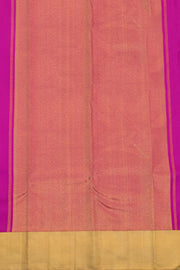 Magenta Pure Zari Korvai Kanjivaram Saree 10059204