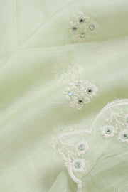 Chikankari Embroidered Kota Cotton Salwar Suit Material 10059371