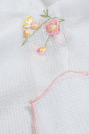 Chikankari Embroidered Kota Cotton Salwar Suit Material 10059378