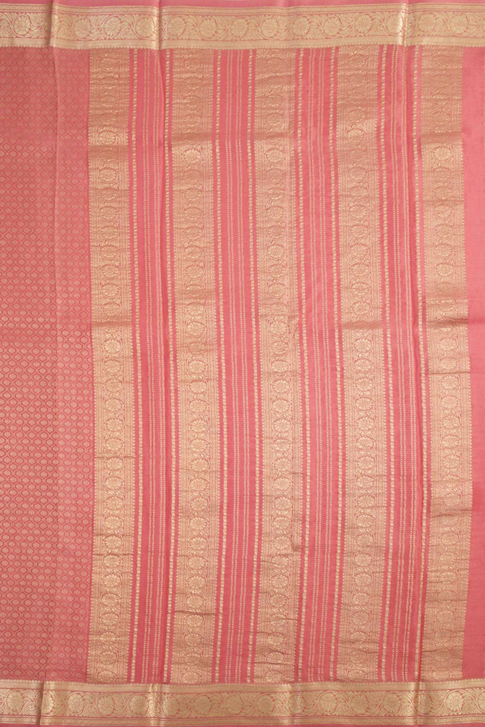 Pink Mysore Crepe Silk Saree 10061645