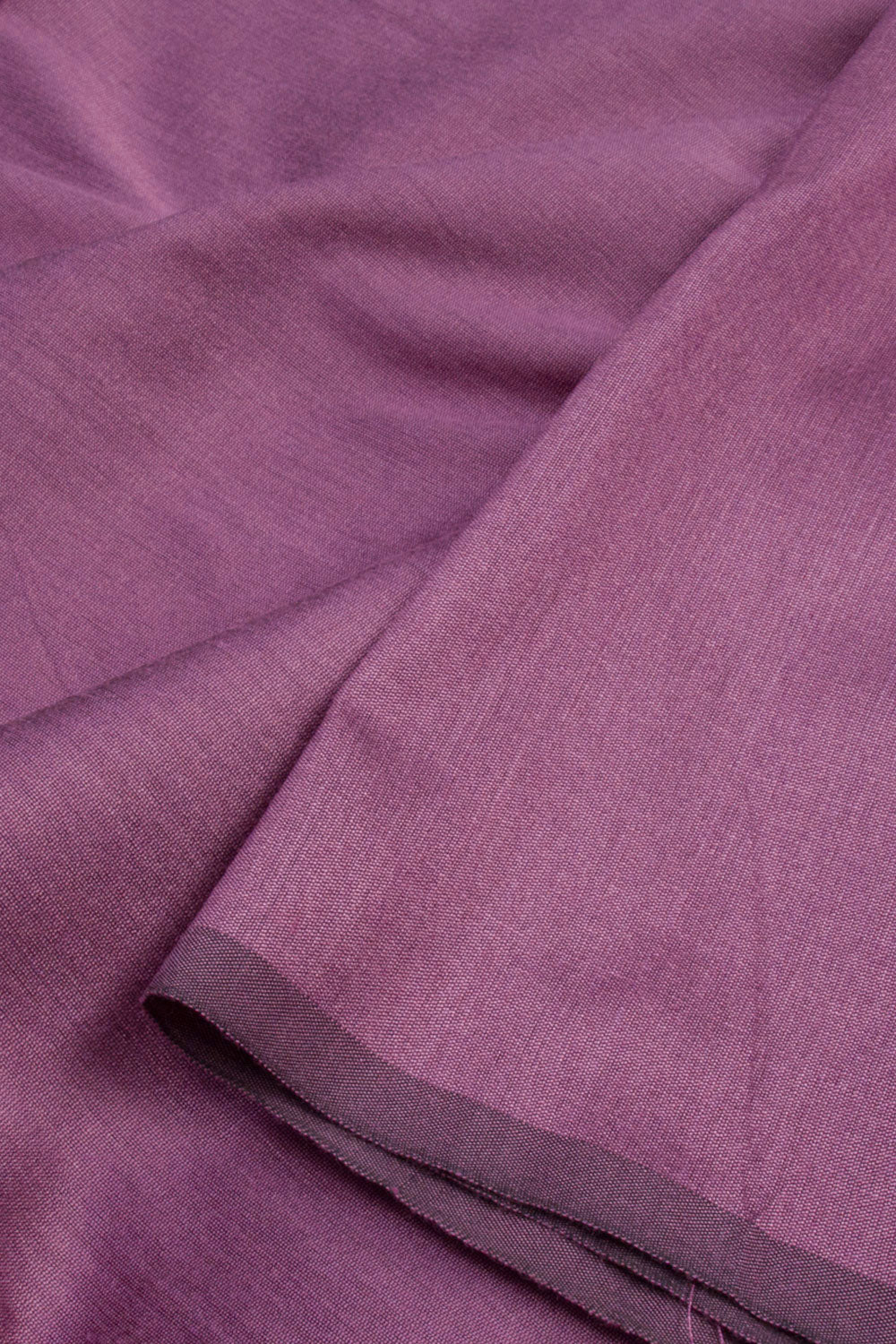 Brown Hand Block Printed Tussar Silk 3-Piece Salwar Suit Material 10061842