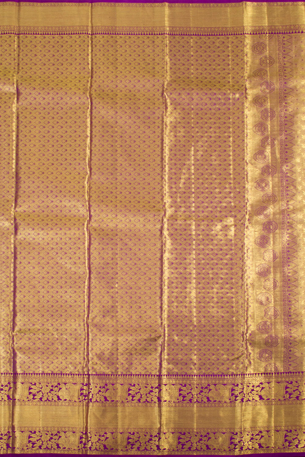 Handloom Pure Silk Tissue Zari Dharmavaram Saree 10061223