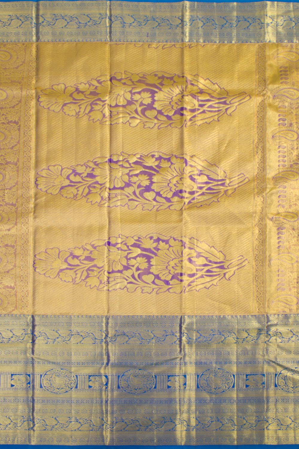 Handloom Pure Silk Tissue Zari Dharmavaram Saree 10061240