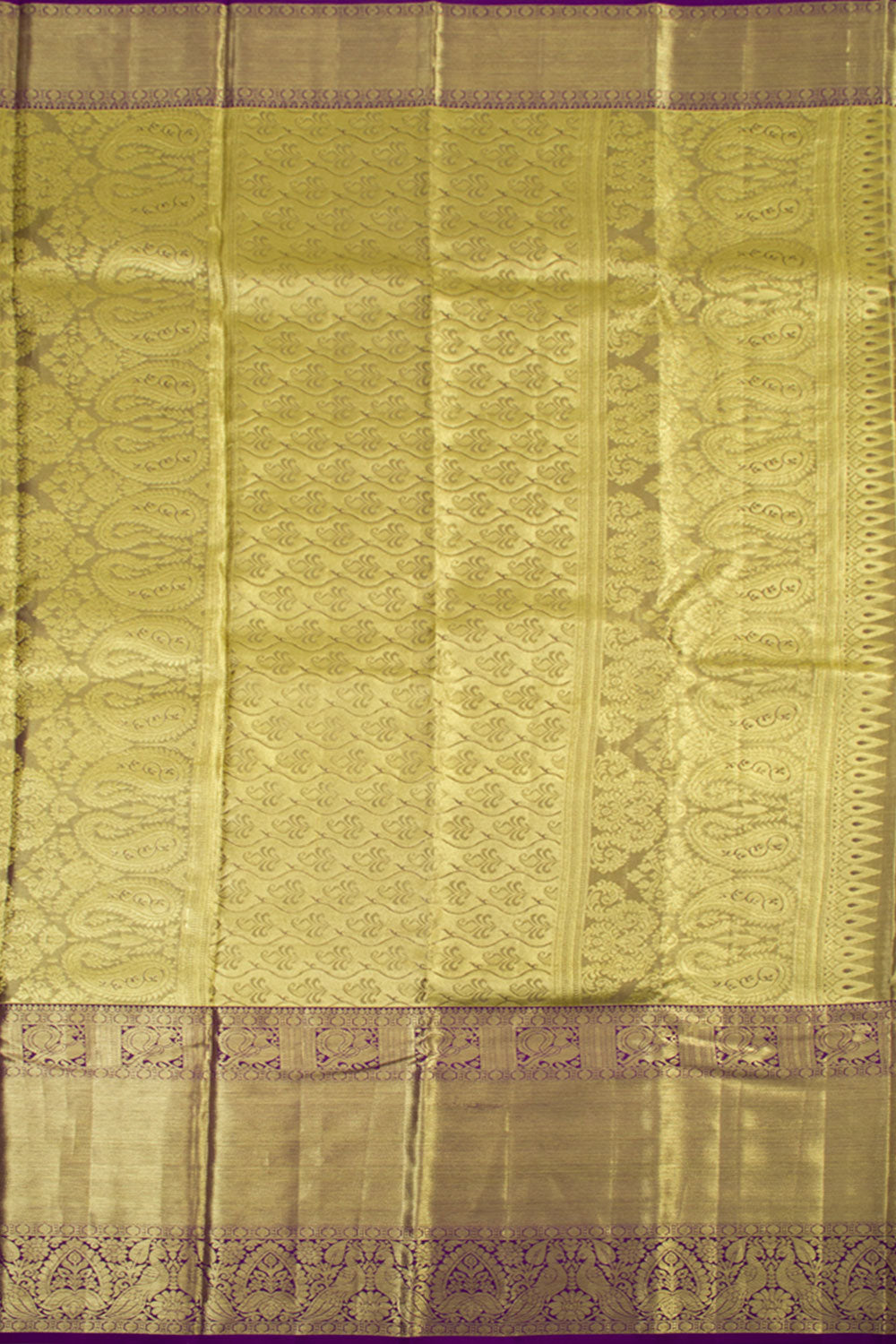 Handloom Pure Silk Tissue Zari Dharmavaram Saree 10061250