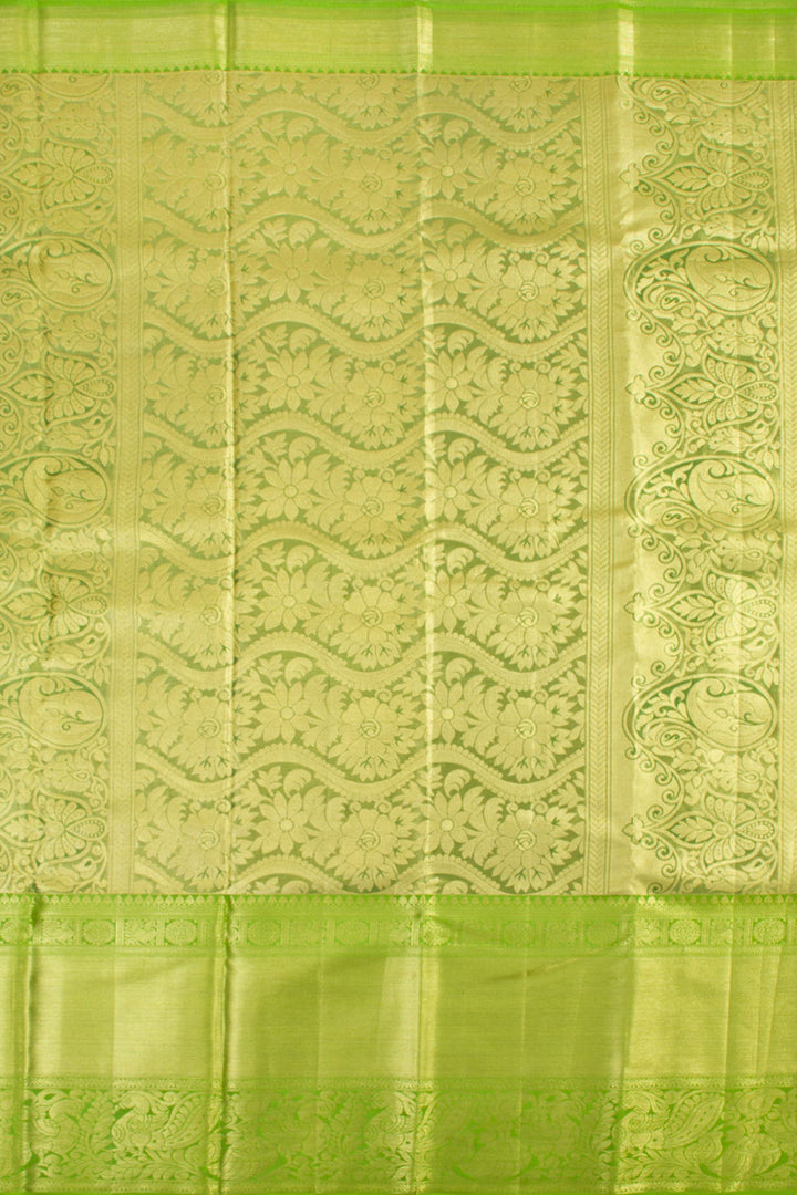 Handloom Pure Silk Tissue Zari Dharmavaram Saree 10061254
