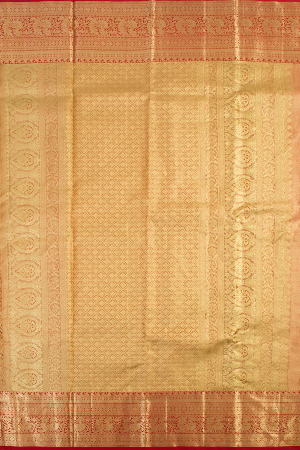 Handloom Pure Silk Tissue Zari Dharmavaram Saree 10061255