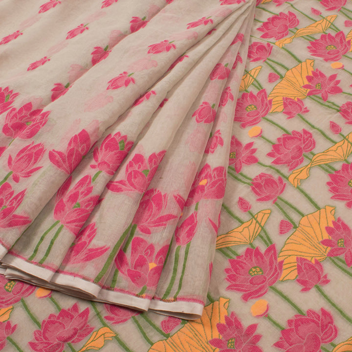 Handloom Jamdani Style Cotton Saree 10054710