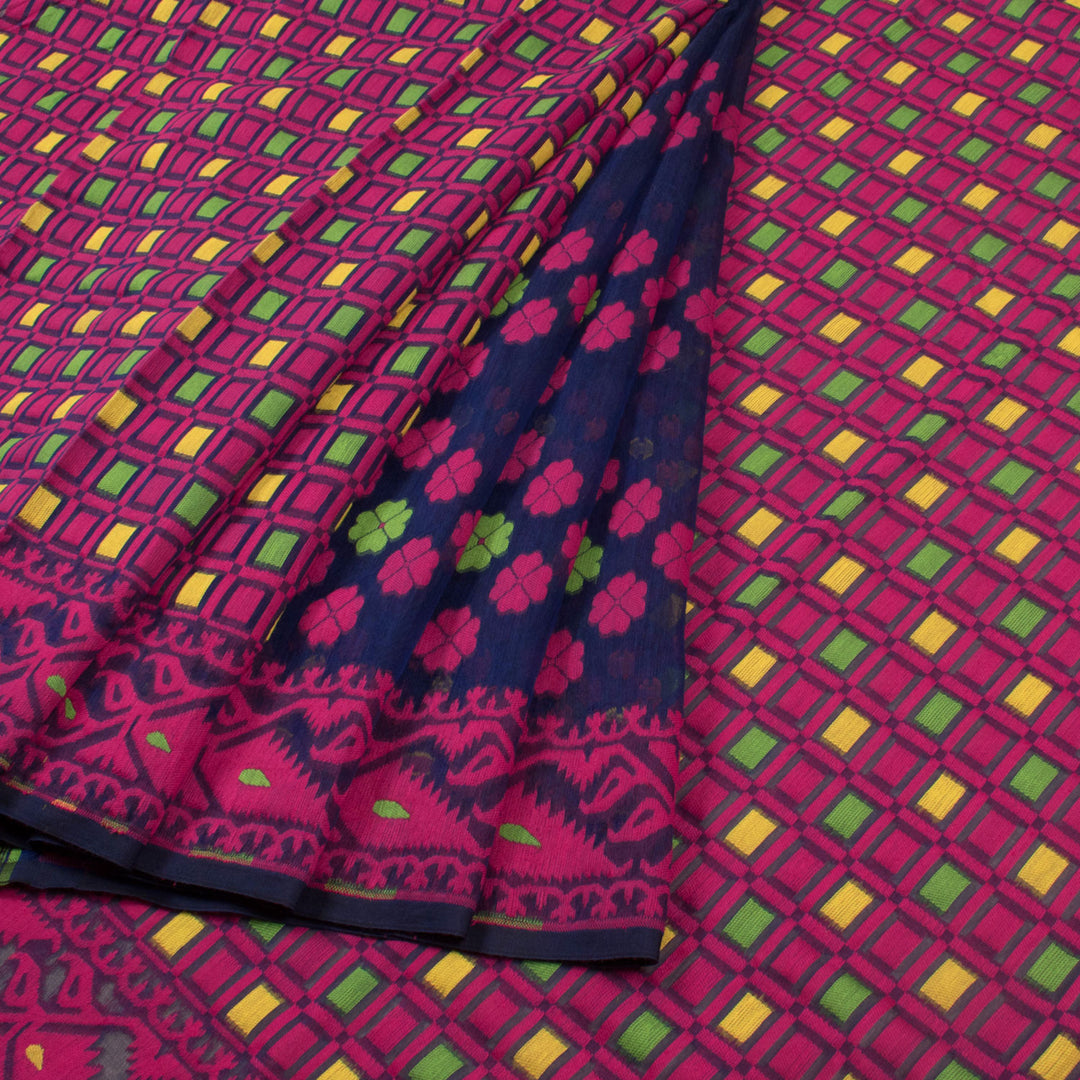 Handloom Jamdani Style Cotton Saree 10054727