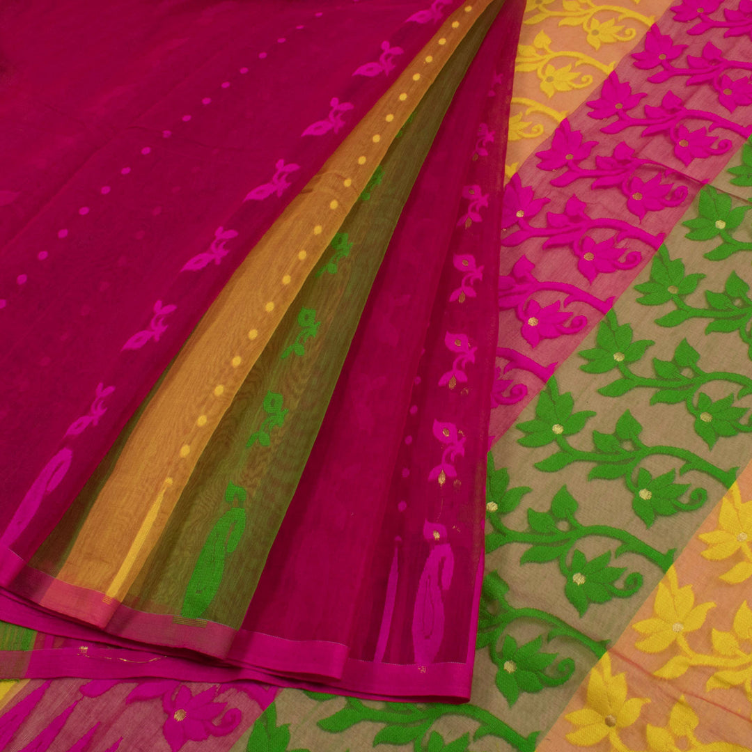 Handloom Dhakai Style Cotton Saree 10056992