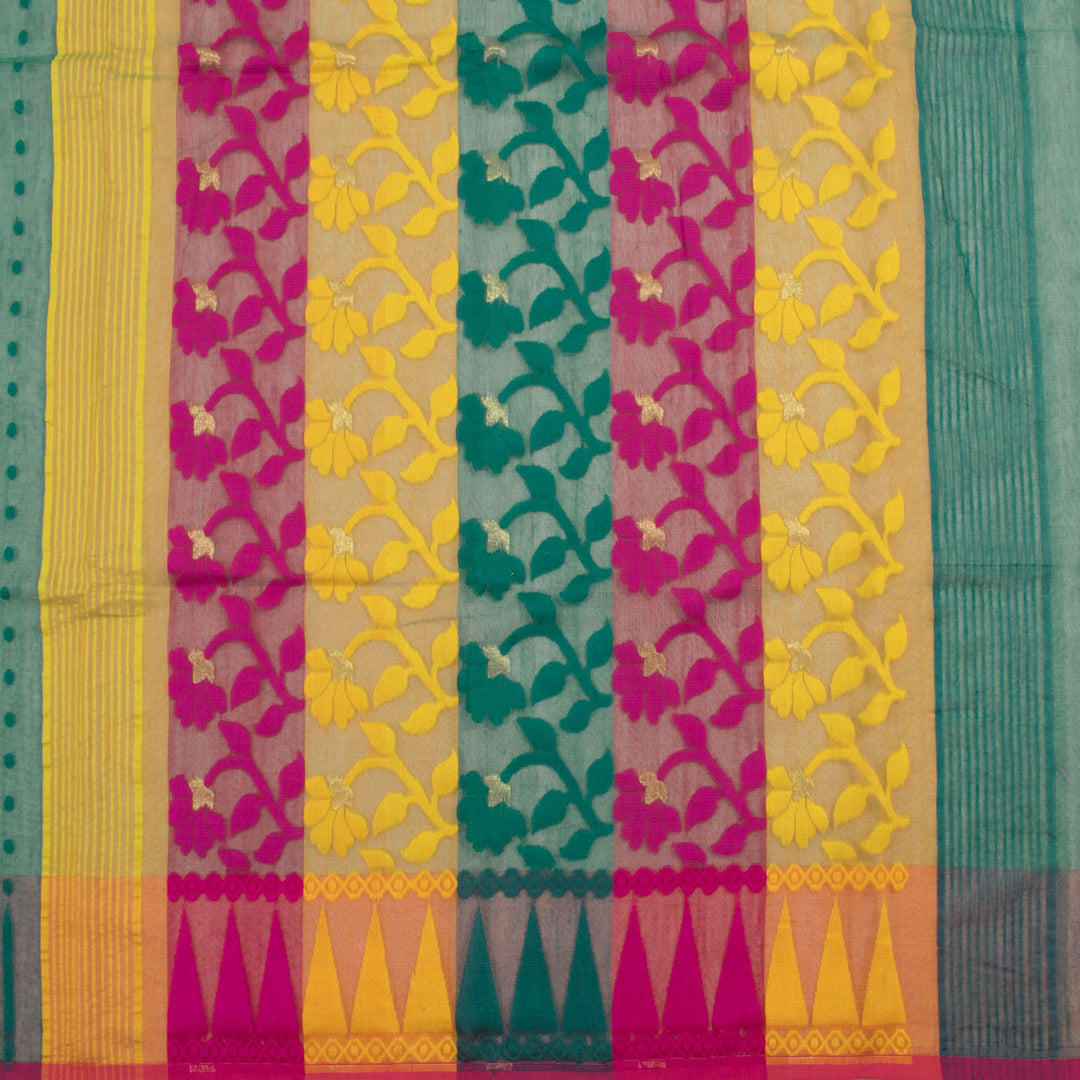 Handloom Dhakai Style Cotton Saree 10056997